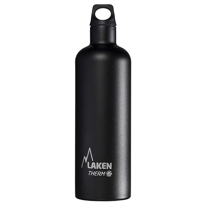 St. steel thermo bottle 18/8  - 0,75L  - Black