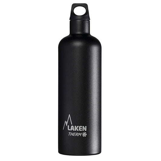 St. steel thermo bottle 18/8  - 0,75L  - Black