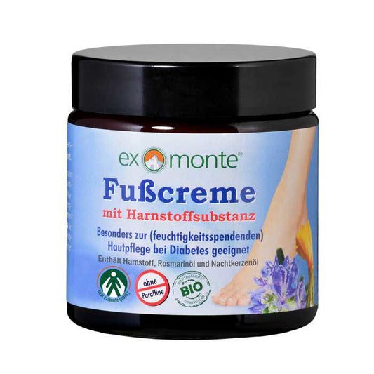 Fußcreme 100ml im Glas, paraffinfrei