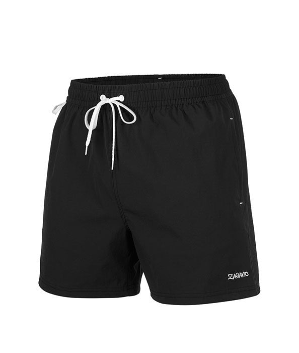 Badeshort Stretch, schwarz, XXL